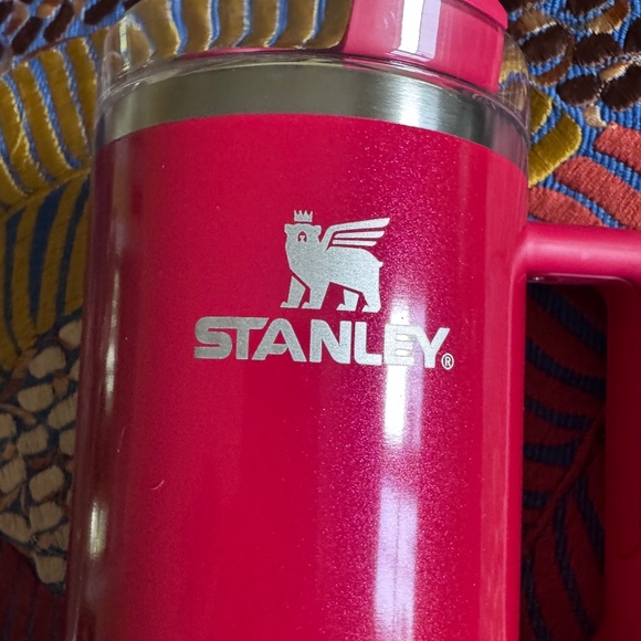 NWoT Stanley Pink Iridescent Quencher H20 Tumbler FlowState Stainless Steel 40OZ - Picture 5 of 7